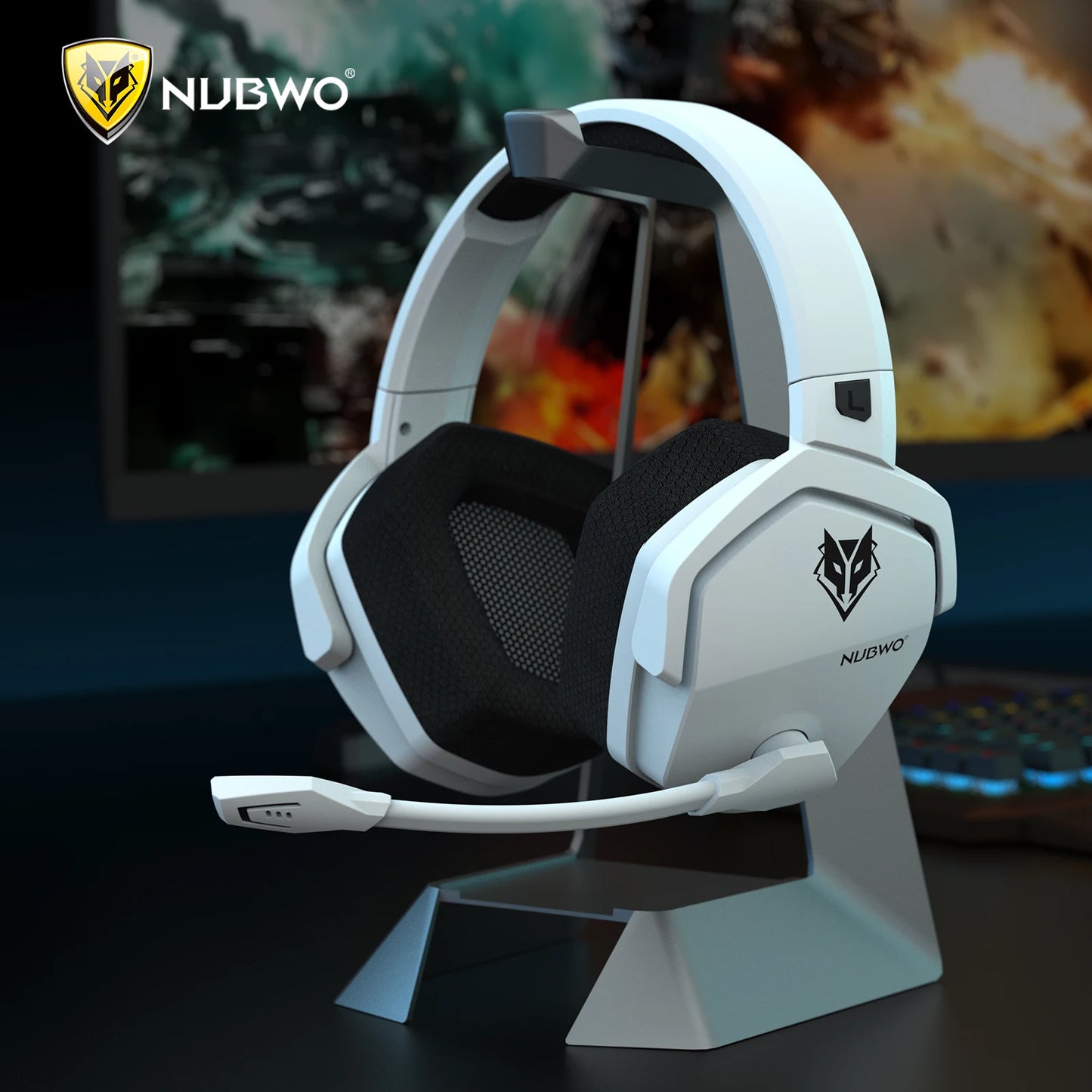 Enjoy low-latency sound with 2.4GHz wireless Bluetooth headphones—perfect for gaming, calls, music. Compatible with PC, mobile, and Nintendo Switch.